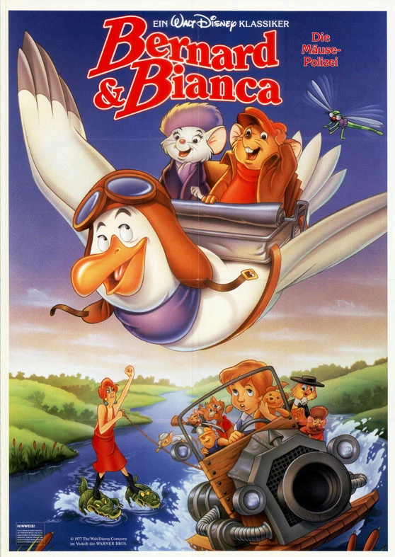 Bernard und Bianca - Die Mäusepolizei ORIGINAL A1 Kinoplakat Walt Disney - Bild 1 von 1