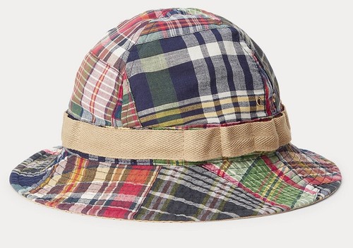 Patchwork Madras Bucket Hat 