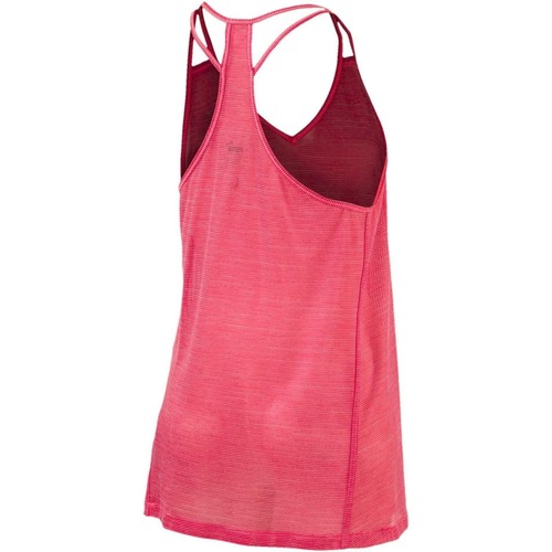 Puma Mesh It Up Womens Training Layer Vest Pink Workout Fitness Tank Top Ladies - Picture 3 of 3