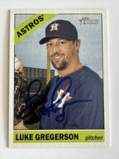 Luke Gregerson Signed 2015 Topps Heritage #669 Autograph Card In Person M695