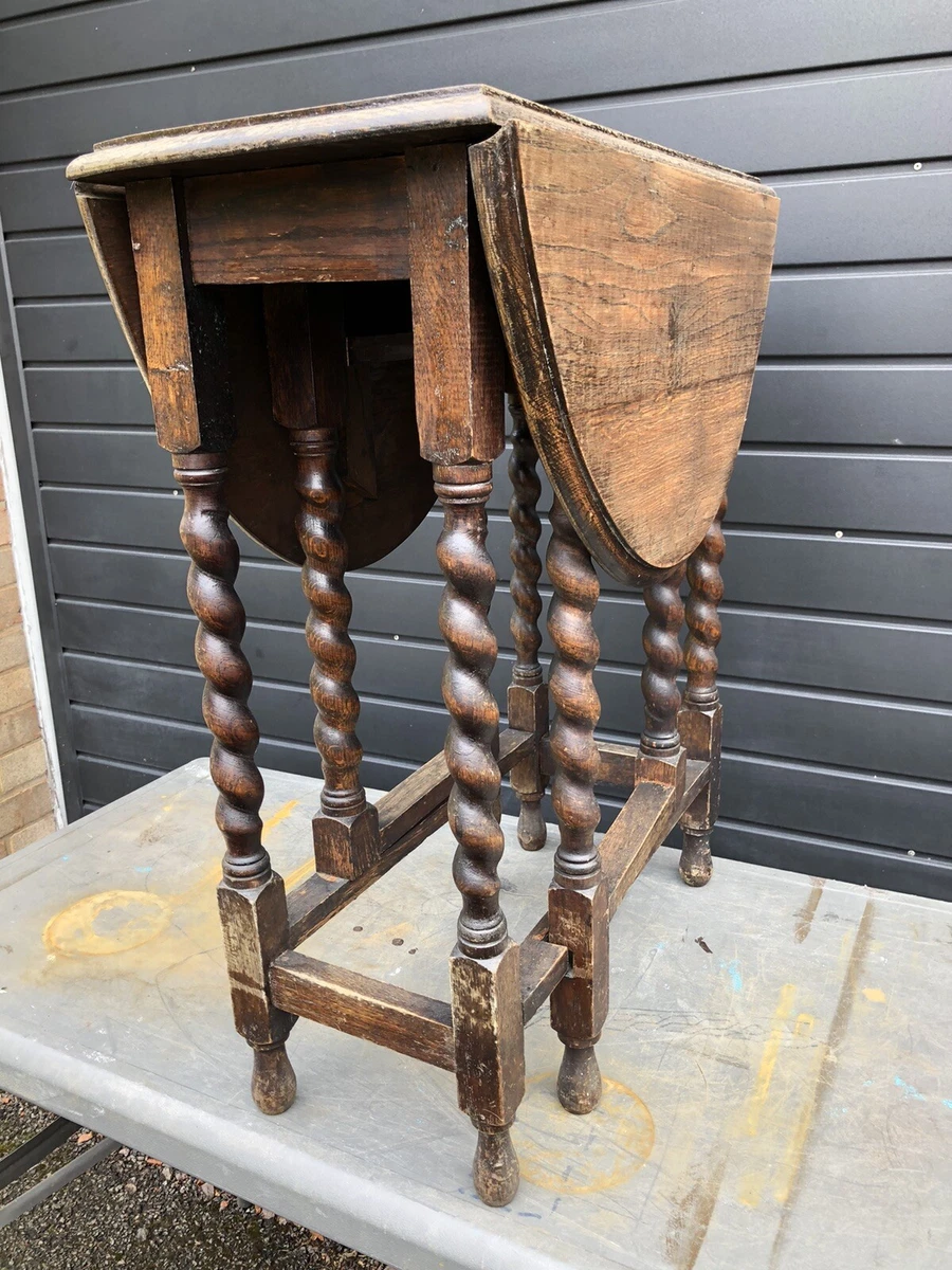 Antique Small Gate Leg Table eBay