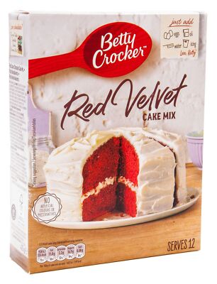  Betty Crocker Red Velvet Cake Mix Kuchenbackmischung 425g