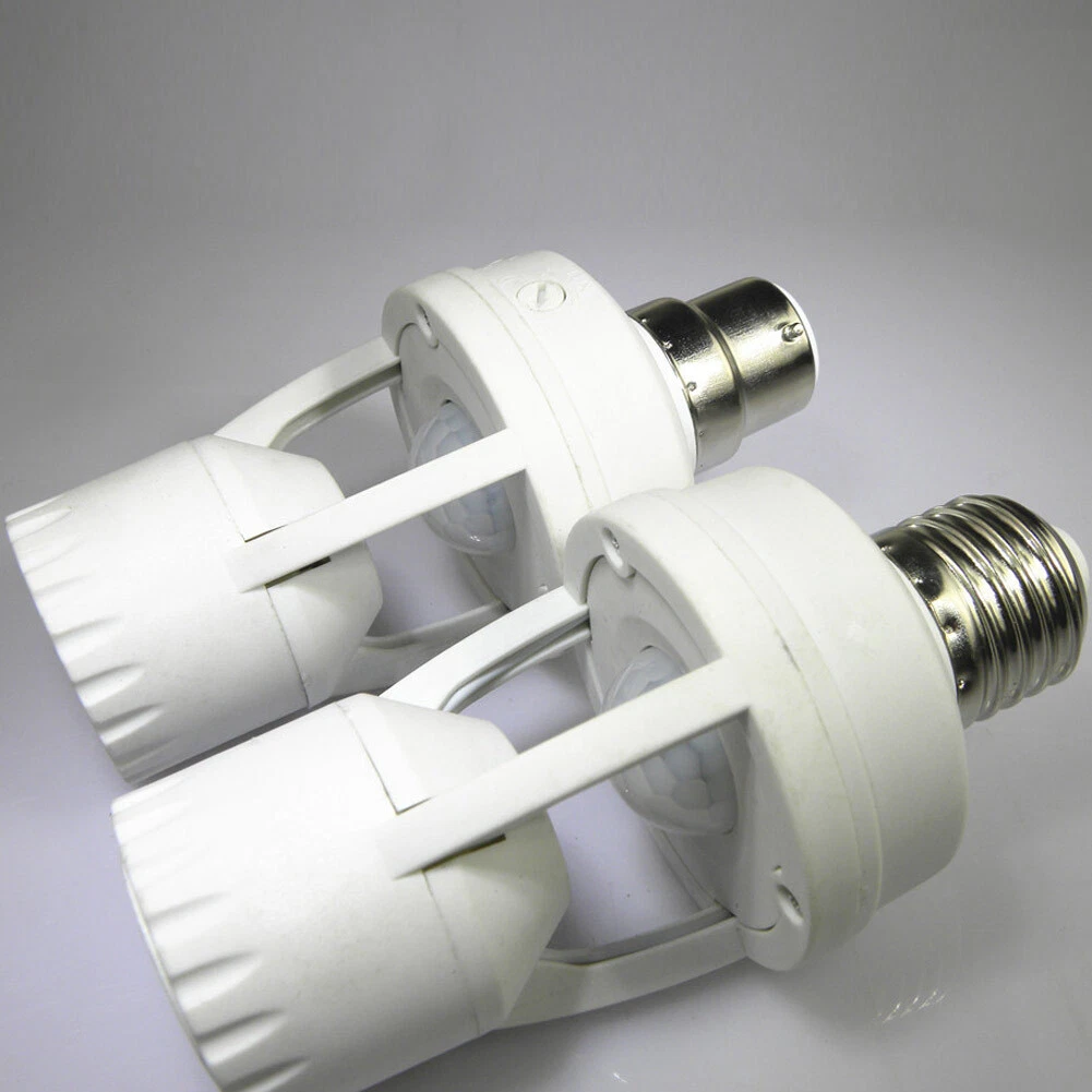 Screw in motion sensor light outlet
