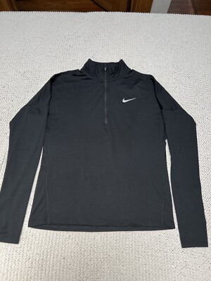 nike running dri fit long sleeve quarter zip