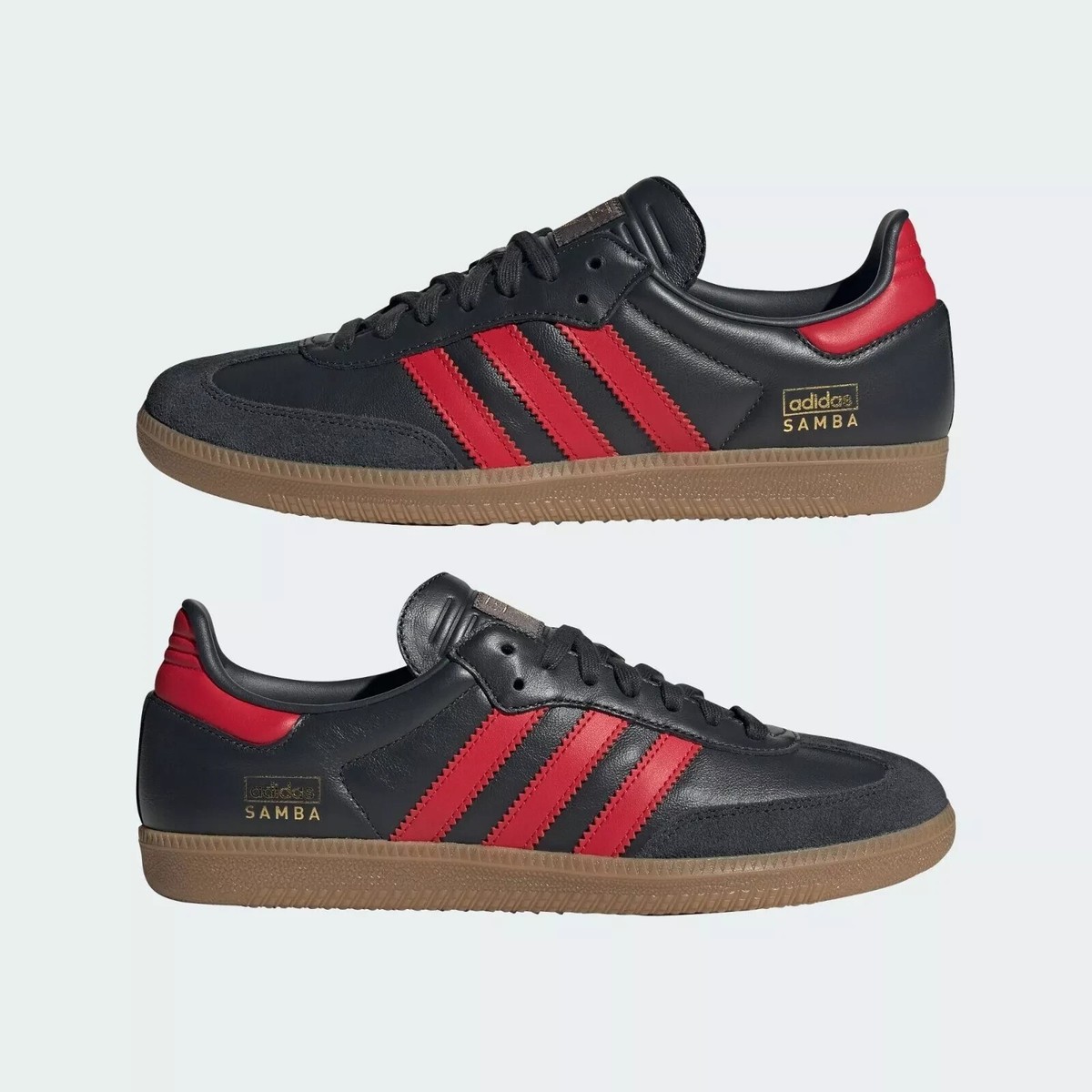 adidas Originals Samba OG Carbon Better Scarlet Gum IG6173 Men's