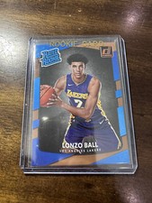 Lonzo Ball RC W/ ROOKIE CARD Case RATED ROOKIE Los Angeles Lakers #199. rookie card picture