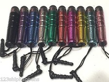 MINI STYLUS BULLET 3.5mm earphone jack dust plug cap FOR apple iphone 6 5 5c 4s