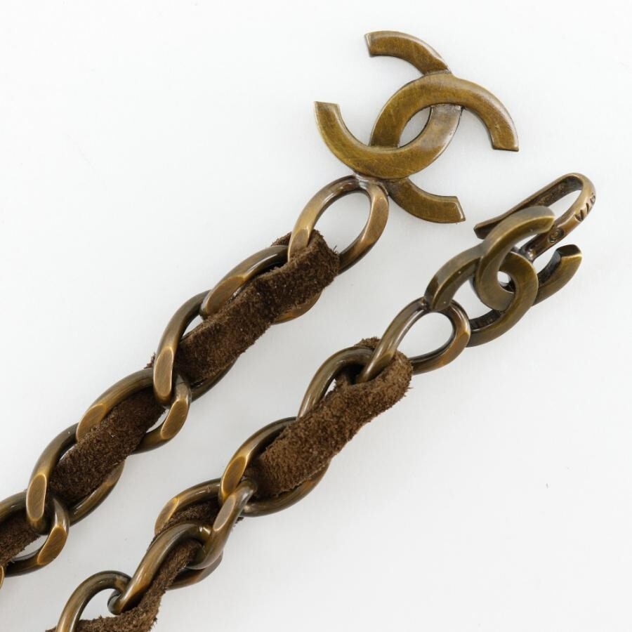 CHANEL Belt Chain AUTH Coco Mark Vintage Ken GOLD-PLATED  display picture 3