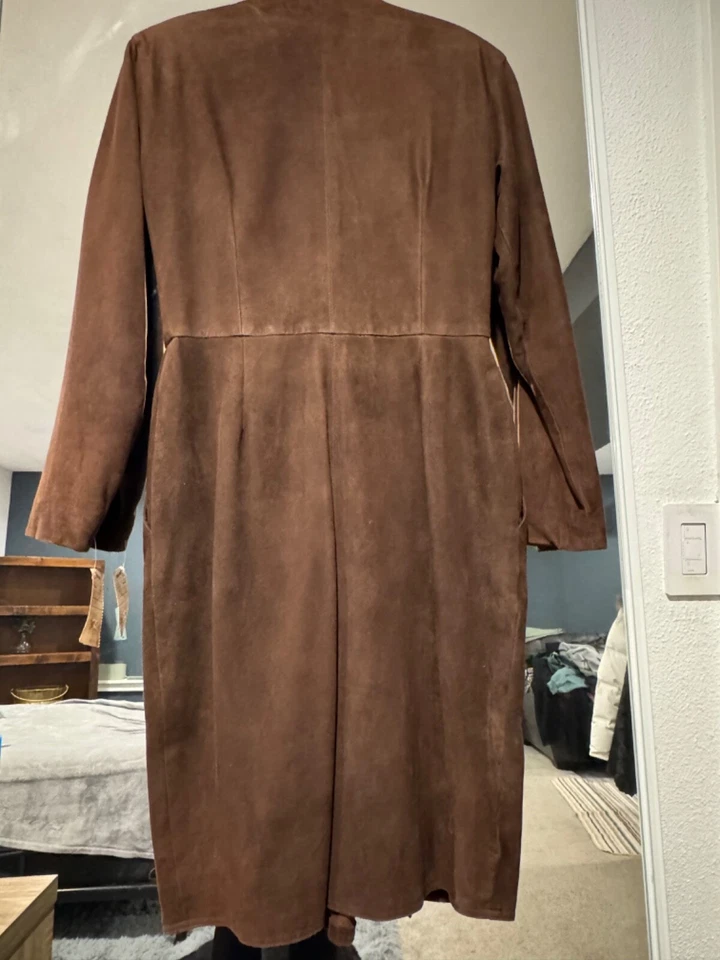 Vestido de gamuza vintage nuevo con etiquetas Neiman Marcus Anne Klein II talla 10 (NUEVO CON ETIQUETAS) Foto 4 de 4