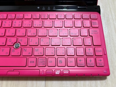 Sony Vaio Type P VPCP119KJ Pink Atom Z530 Windows 7 Home RAM 2GB