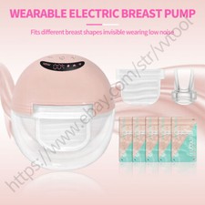 Electric Wearable Breast Pump 3 Mode 12 Levels 24mm Hands-Free Portable S21