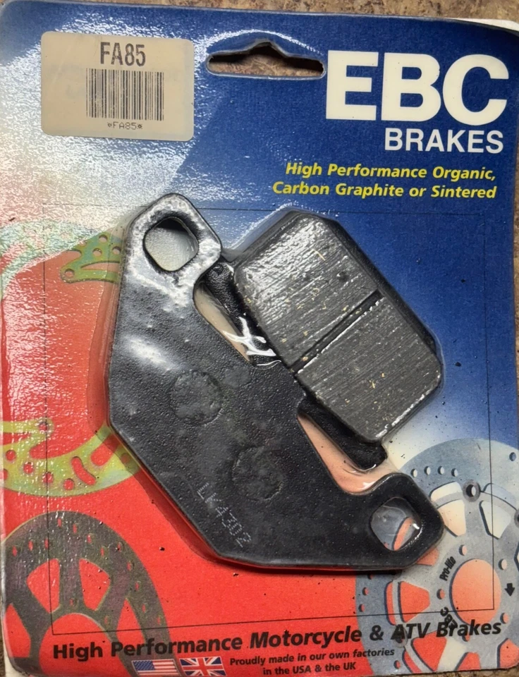 Pastilhas de freio EBC FA85 Kawasaki VN800 VN750 EN500 Vulcan Eliminator EL EX 250 ZX VN - Imagem 3 de 4