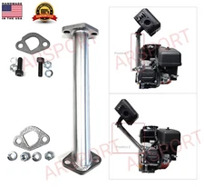 Exhaust Pipe Extension for log Splitter, Predator 212  224, Honda GX160  GX200