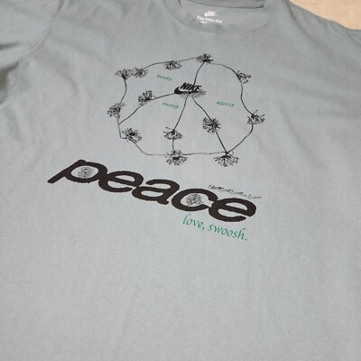 peace love swoosh shirt