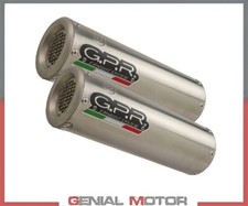 2 Silenciadores Escape GPR M3 TITANIUM NATURAL Aprobado DUCATI 848 2007 > 2013