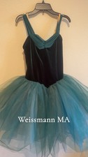 Weismann Adult Size Medium Ballet Dance Costume Tutu Red/White/Green/Black