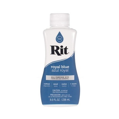 Royal Blue Dye for Tie Dye Ombre Shibori DIY Projects on Clothes and Accessories