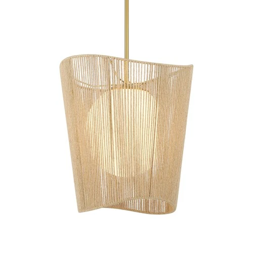 Minka Lavery 6575 Key Largo 1 Light 16"W Pendant - Brass - Picture 10 of 11