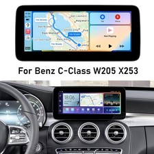 10,25" Android 14 GPS DAB+ For Mercedes Benz C GLC V W205 X253 Autoradio NTG 5.0
