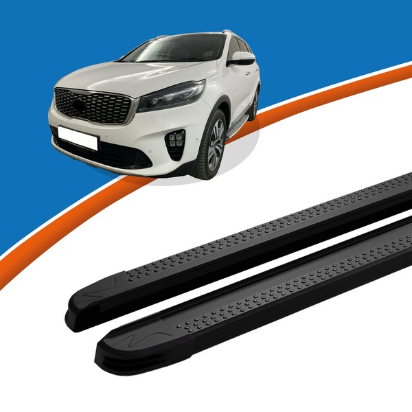 Trittbretter Passend FüR Schweller Kia Sorento Ab Baujahr 2015-2020 Maja Schwarz-image