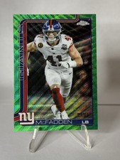 2025 Topps Chrome Micah Mcfadden Green Refractor/99