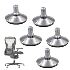 5 PCS Office Chair Wheels Sturdy Office Chair Casters Anti-Slip Bell Glides 