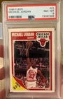 Fleer 1989-90 Michael Jordan #21 Chicago Bulls PSA 8 Graded Card **READ**