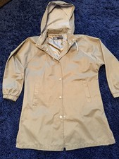 Zara khaki Hooded Rain Jacket