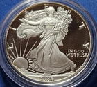 A 1986 S Proof $1 American Silver Eagle In OGP COA