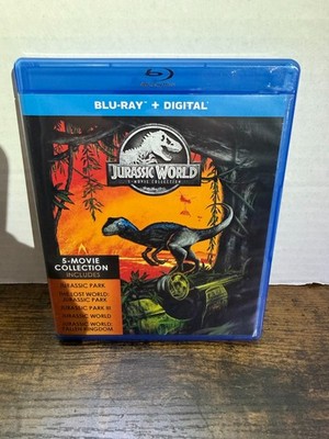 Jurassic World Park 5-Movie Collection (Blu-ray) with Digital Codes