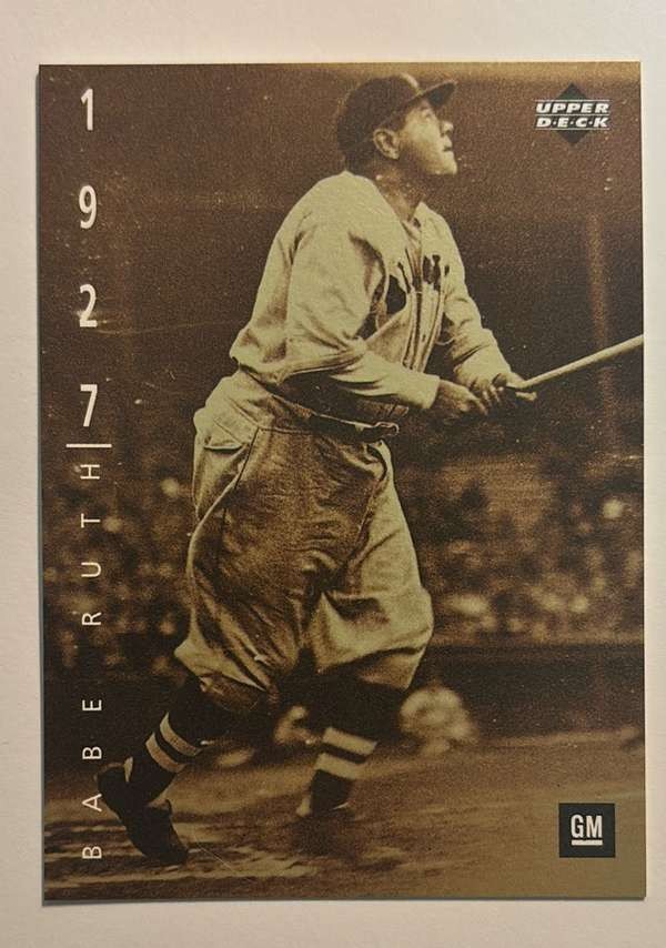 1994 Upper Deck Baseball: The American Epic - GM #8 Babe Ruth