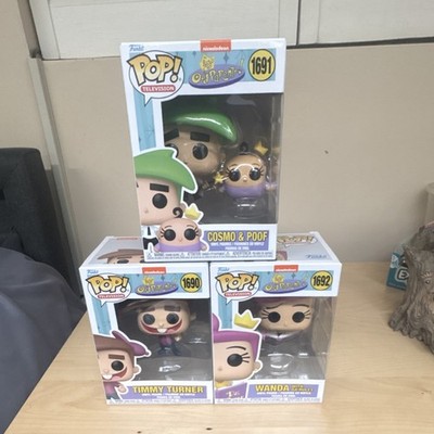 Funko Pop! Vinyl The Fairly OddParents Cosmo & Poof #1691 Timmy #1690 Wanda #16 