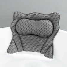 MTDLYICE Bath Pillow, Bath Pillows for Tub Neck and Back Support, Soft 4D Air...