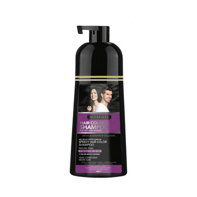Morfose Speedy Haarfarben Shampoo 420 ml in Minuten zu intensivem Schwarz Color