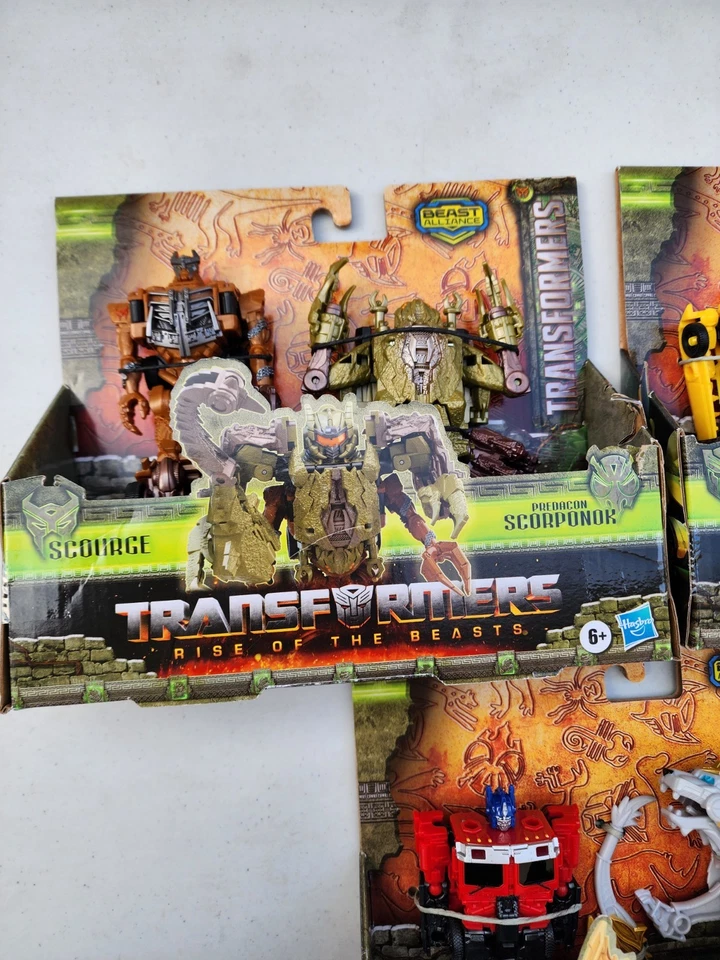 变形金刚 RODB Beast Alliance Optimus Prime、Bumblebee、Scourge — 第 3/4 张图片