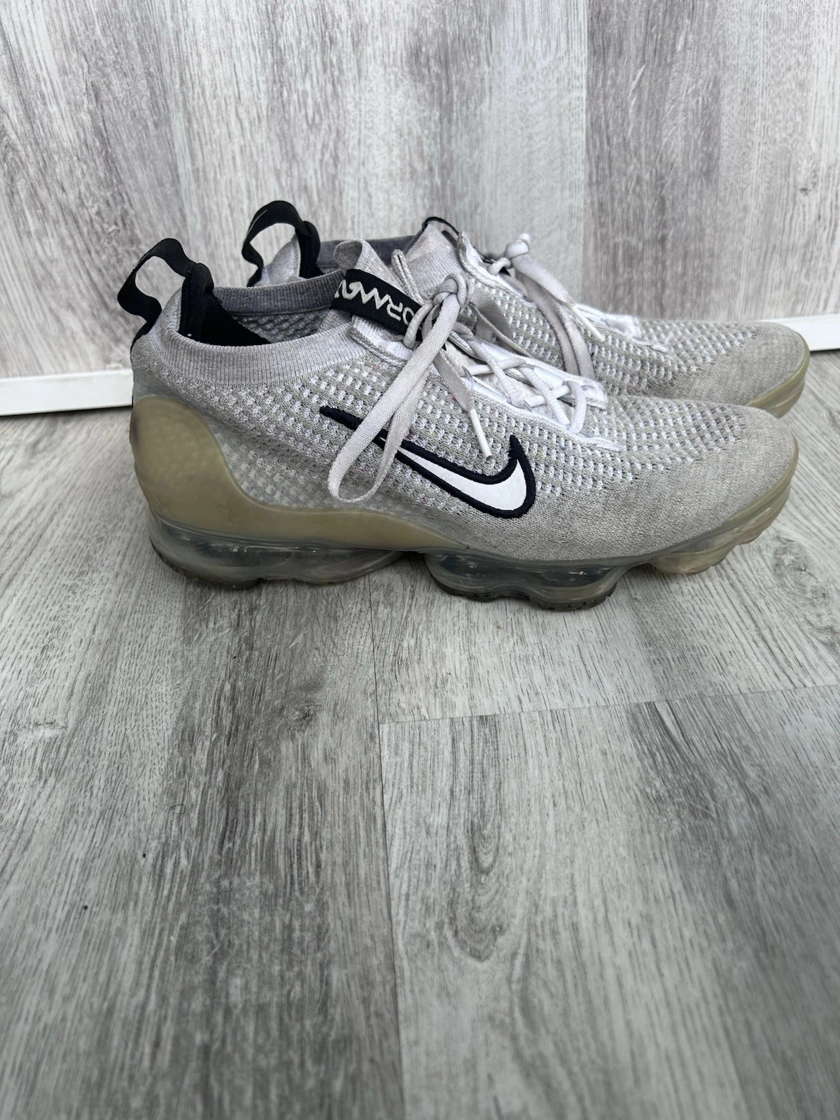 Nike Air VaporMax Flyknit Sneakers Ragazzo Taglia 7 Y Monocromatiche Donna 8 5