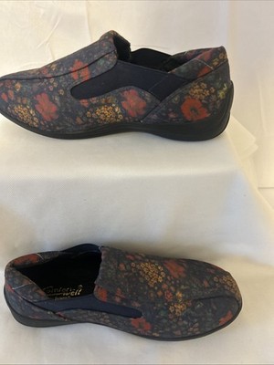 Comfort-well By Beacon 051536-85 Floral Canvas Slip-on 8-5M