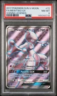 2017 POKEMON SUN & MOON SHINING LEGENDS #72 FULL ART/MEWTWO GX PSA 8