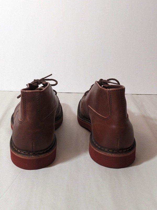 Vintage LL Bean Cursive Script Leather Chukka Ank… - image 3