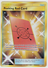 Peeking Red Card - 169/156 - SECRET RARE - Ultra Prism - NM/M on eBay