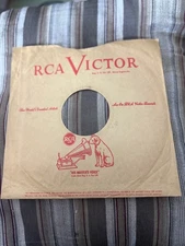 #145 RCA VICTOR Record Sleeve Only 78 Rpm 10 Inch NIPPER DOG (AS IS)
