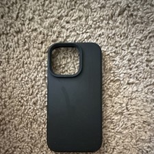 Black Silicone Matte Fitted Phone Case/Skin Plain Protective Skin