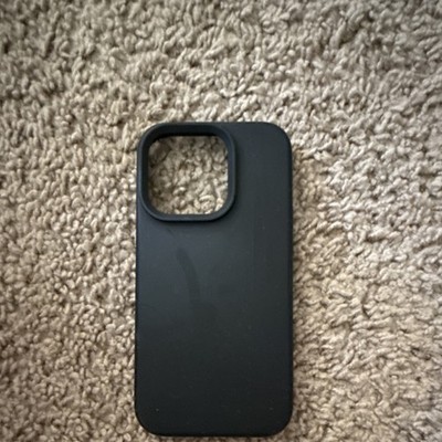 Black Silicone Matte Fitted Phone Case/Skin Plain Protective Skin