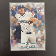 2025 Topps Stadium Club Ben Williamson Base Rookie Card #163 - Mariners/Rays. rookie card picture
