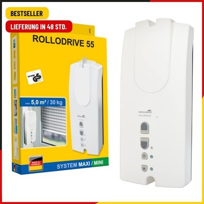 Schellenberg Elektrischer Gurtwickler RolloDrive 55, Aufputz Rolladenantrieb für