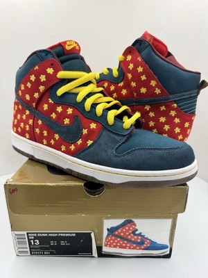 Nike SB Dunk High Quagmire DS Size 13 2009 Gold Box 313171-331 Rare Deadstock