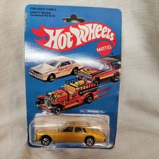 Vintage 1980 Hot Wheels Cadillac Seville No. 1698 Gold Metal Flake Paint Diecast