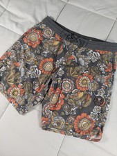 Vissla Vagabond Boardshorts Mens 32 Multicolor Floral Graphic All Over Print EUC