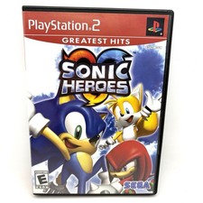 PS2 Sonic Heroes - Sony Playstation 2 CLEANED & TESTED CIB With Reg Card