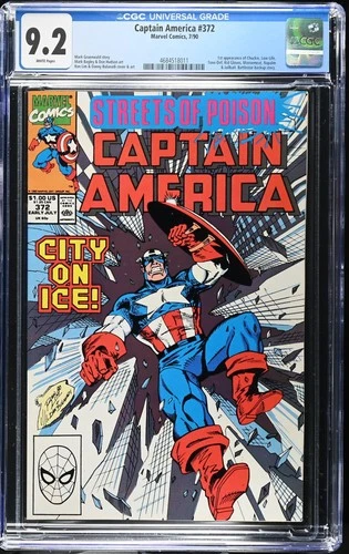 Captain America #372 (7/90) Graded CGC 9.2